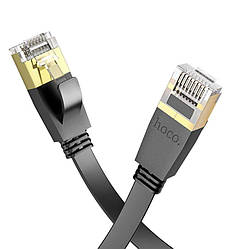 Кабель мережевий Ethernet Hoco US07 RJ-45 CAT6 Gigabit 3m (Чорний)