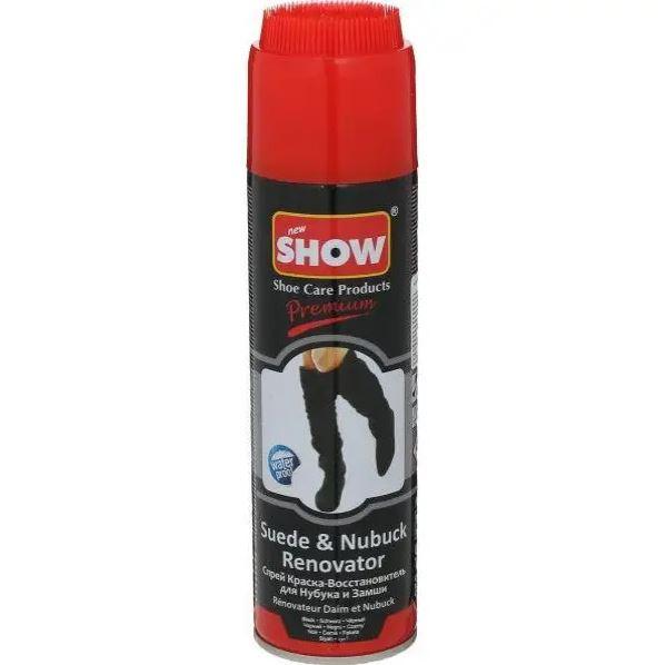 Фарба д/замша, нубука, велюра "SHOW" 250 мл. чорна 1/12, фото 1