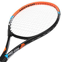 Ракетка для великого тенісу 27' WEINIXUN PRO-600B помаранчевий-чорний Код PRO-600B, фото 3