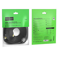 Кабель мережевий Ethernet Hoco US07 RJ-45 CAT6 Gigabit 20m (Чорний)