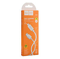 Кабель USB Hoco X107 Lightning 2.4A (Білий)