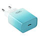 Мережевий Зарядний XO CE18 1Type-C PD/QC 30 W (Блакитний), фото 2