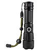 Потужний ручний акумуляторний ліхтарик з Zoom, до 1200м, 1500лм з USB, BL X71-P90 / Світлодіодний ліхтар, фото 3