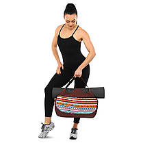 Сумка для йоги KINDFOLK Yoga bag SP-Sport FI-8366-1 помаранчевий-блакитний Код FI-8366-1, фото 6
