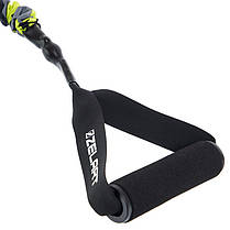 Еспандер трубчастий з ручками в захисному рукаві Zelart FI-7834-45 45LB навантаження-20,5 кг кольори в, фото 3