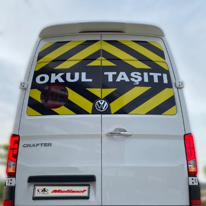 Спойлер на дах Meliset на Volkswagen Crafter 2017+ Задній спойлер Фольксваген Крафтер під фарбування, фото 1