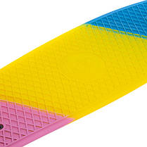 Пенні борд Penny Board круїзер пластиковий RUBBER SOFT 22' FISH SK-412-8 кольори в асортименті Код SK-412-8, фото 3