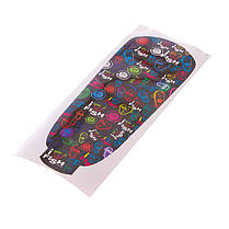 Пенні борд Penny Board круїзер пластиковий RUBBER SOFT 22' FISH SK-412-8 кольори в асортименті Код SK-412-8, фото 6