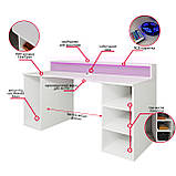 Компютерний стіл Маршал Сонома /Білий Шовк, фото 2