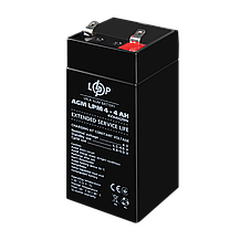 Акумулятор AGM LPM 4V - 4 Ah, фото 3