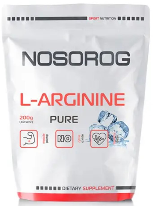 Аргінін в порошку Nosorig L-Arginine 200 г Без смаку
