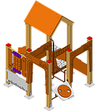 Ігровий комплекс «Таємна стежка» SiverSport LK305, фото 3