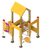 Ігровий комплекс «Таємна стежка» SiverSport LK305 HDPE, фото 5