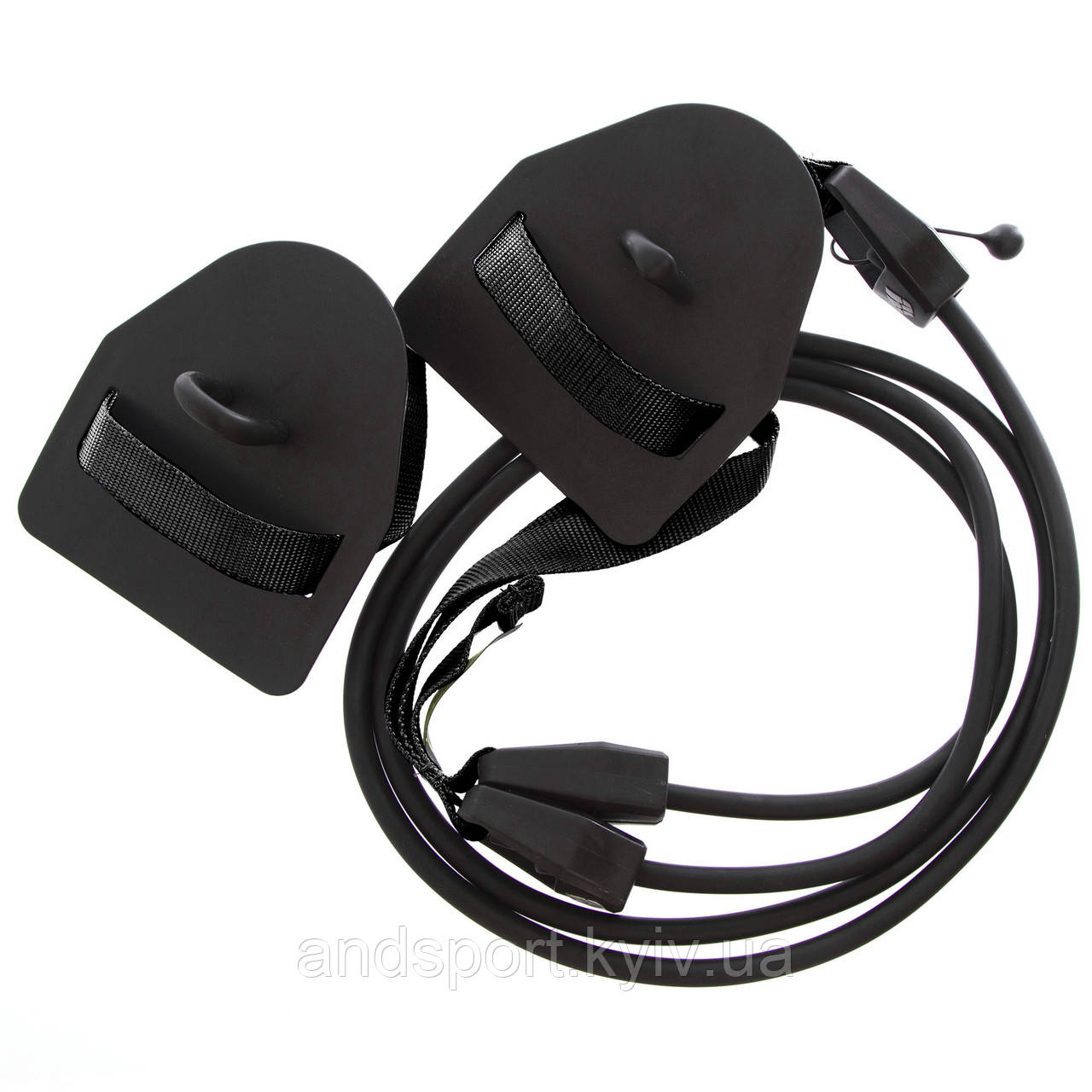 Тренажер для плавання з лопатками для тренування гребка MadWave DRY TRAINING M077103500W опір 6,3-15,4 кг