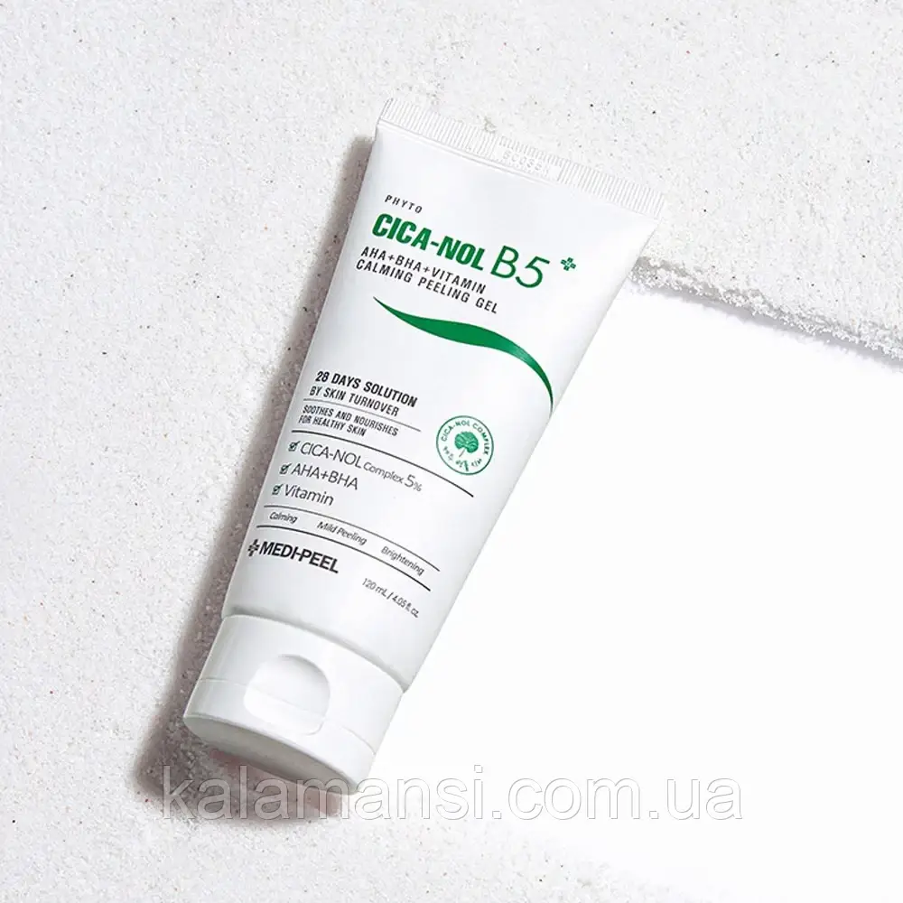 Пілінг-гель для обличчя з кислотами та вітамінами MEDI-PEEL Phyto Cica-Nol B5 AHA BHA Vitamin Calming Peeling Gel 120мл