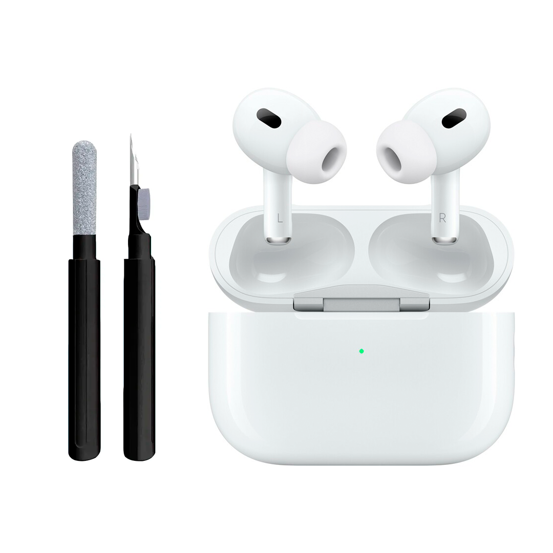 Навушники бездротові AirPods Pro 2 з Шумозаглушенням + клінер для чищення навушників