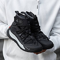 Зимові Чоловічі Кросівки Nike ACG Terra Antarktik GORE-TEX Black / Найк АСГ Терра Антарктик Чорні з Білим, фото 4