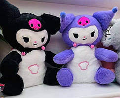 Дитяча музична м'яка іграшка нічник Куромі/Kuromi дихаюча музична іграшка для сну