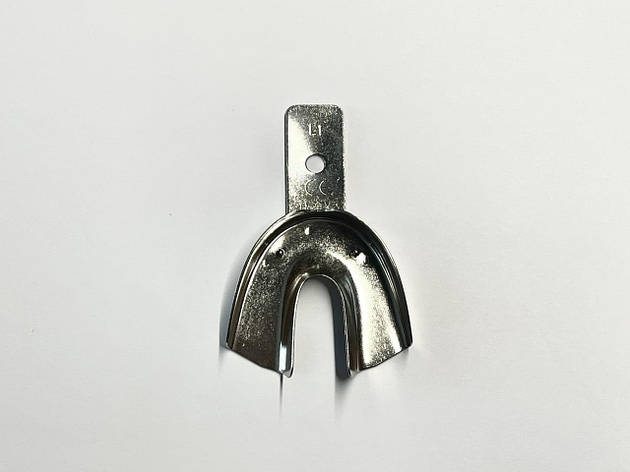 Відтискна ложка анатомічна неперфорована, L1, "Dental Market" Італія, фото 1