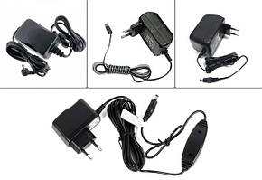 Блоки живлення 3V, 5V, 6V, 9V, 12V, 14V, 15V, 16V, 18V, 19V, 24V, 36V, 42V, 48V Оптом та в роздріб.