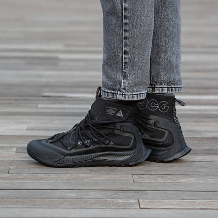 Зимові Чоловічі Кросівки Nike ACG Terra Antarktik GORE-TEX Black / Найк АСГ Терра Антарктик Гор Текс Чорні, фото 1
