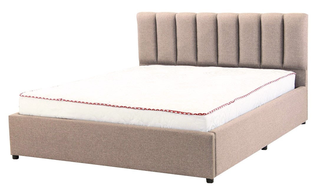 Високе стильне двоспальне ліжко подіум із підіймальним механізмом Монро 160х200 для дому, готелів Amely, фото 1