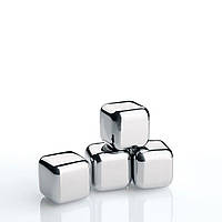 Набір охолоджувальних каменів для віскі Cilio Cool Rocks 2,5х2,5 см 4 шт метал 150704