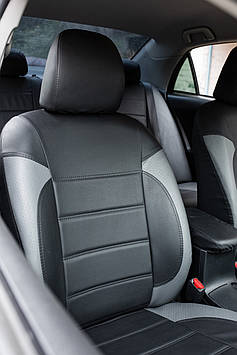 Чохли на сидіння Вольво FH12 (Volvo FH12) 2002-2012 (1+1) MAX-L модельні авточохли екошкіра арігона