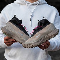 Зимові Чоловічі Кросівки Nike ACG Mountain Fly Gore-Tex Beige / Найк АСГ Маунтін Флай Гор Текс Бежеві, фото 2