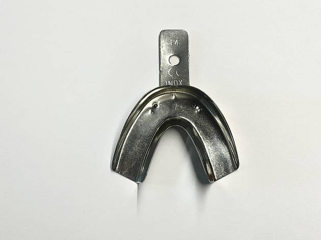 Відтискна ложка анатомічна неперфорована, L4, "Dental Market" Італія, фото 1