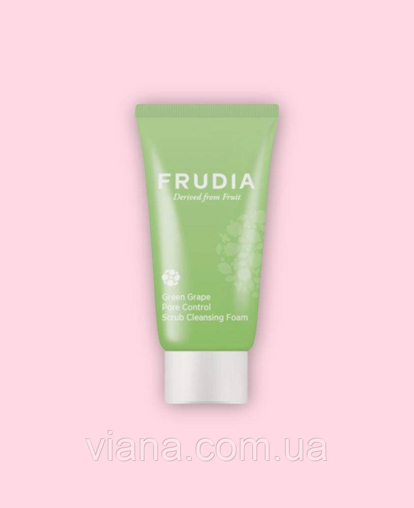 Скраб-пінка з зеленим виноградом Frudia Green Grape Pore Control Scrub 30 мл, фото 1