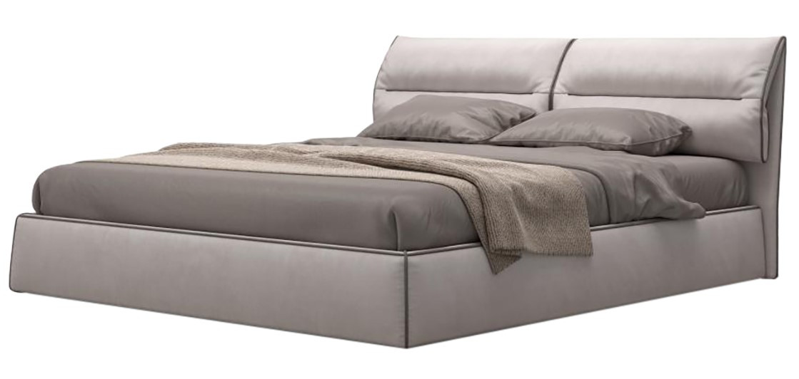 Двоспальне м'яке підіймальне ліжко подіум Верона з нішею для білизни в стилі мінімалізм Amely, фото 1