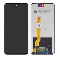Дисплей для Realme C55, Oppo A1, A58 4G, A98 5G із сенсором чорний оригінал (Китай)