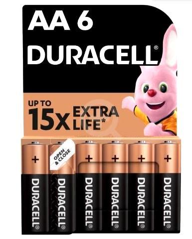 Батарейка Duracell LR 06  6 шт/упаковка