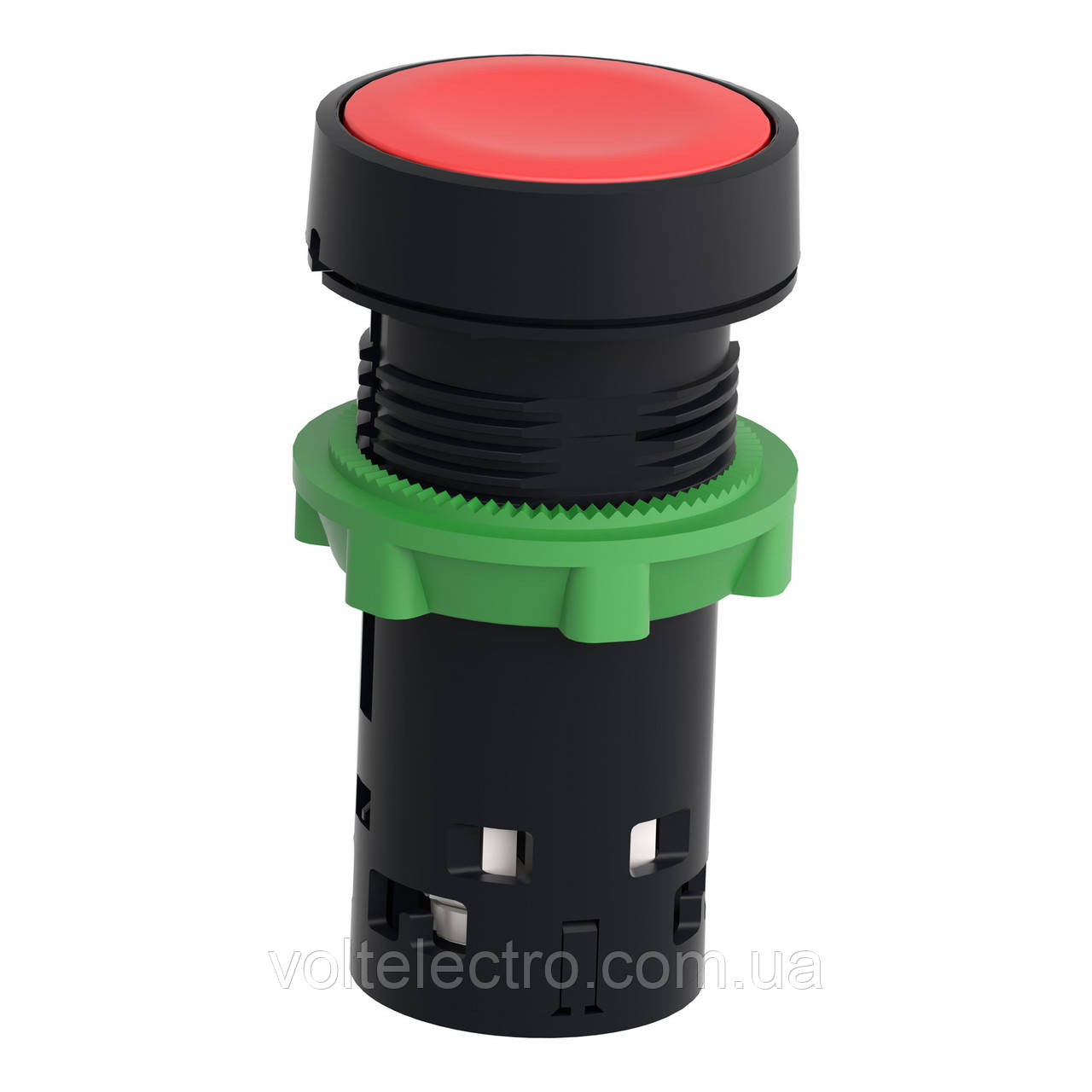 Кнопка Schneider Electric 22 мм червона із поверненням 1NC XB7NA42 IP65