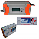Автомобільний зарядний пристрій для акумуляторів 12/24V 8А з LCD дисплеєм, фото 5