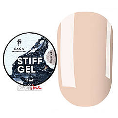 Гель-желе для нарощування нігтів Saga Professional Stiff Gel Natural бежевий, 13 мл