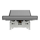 Розетка подвійна із заземленням Schneider Electric Asfora антрацит, фото 3