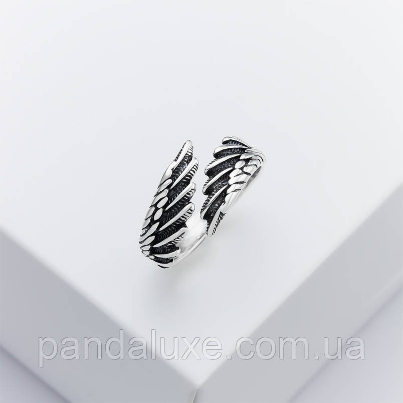 Каблучка срібна жіноча Крила, фото 2
