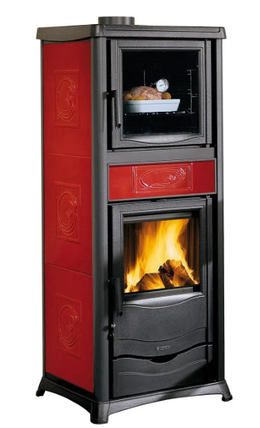 Піч-камін Nordica TERMOROSSELLA PLUS FORNO DSA 4.0 LIBERTY BORDEAUX, фото 1
