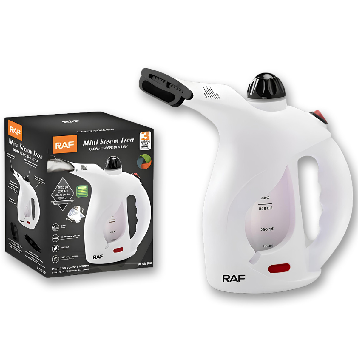 Ручний відпарювач для одягу RAF R.1267 0.2L 800 W White