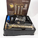 Стильна машинка для стрижки WS-T88, Професійна машинка для стрижки з насадками, Тример бездротовий VW-11, фото 3