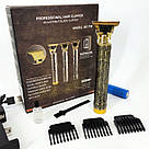 Стильна машинка для стрижки WS-T88, Професійна машинка для стрижки з насадками, Тример бездротовий VW-11, фото 4