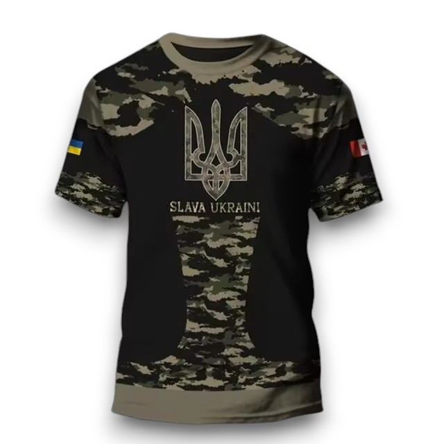 Чоловіча футболка Слава Україні (SLAVA) / L