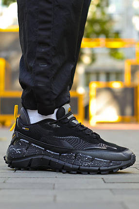 Зимові Чоловічі Кросівки Reebok Zig Kinetica 2.5 Edge Cordura / Рибок Зіг Кінетика 2.5 Едж Кордура Чорні, фото 1