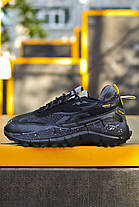 Зимові Чоловічі Кросівки Reebok Zig Kinetica 2.5 Edge Cordura / Рибок Зіг Кінетика 2.5 Едж Кордура Чорні, фото 3