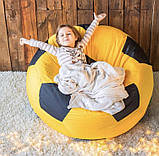 Крісло мішок 70 см, Крісло мішок м'яч для дітей, М'які крісла для відпочинку, Безкаркасні меблі, фото 8