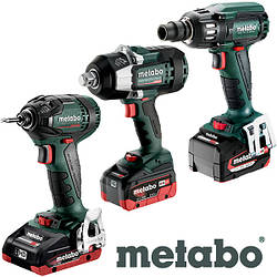Акумуляторні ударні гайковерти Metabo