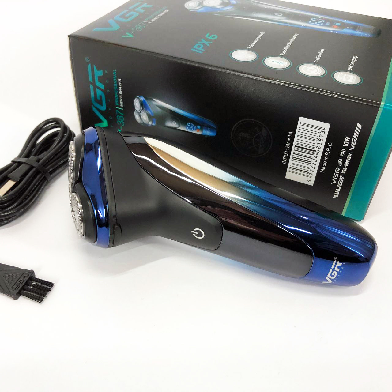 Хороші електричні бритви для гоління VGR, Електробритва для професійного гоління, Портативна бритва JP-77, фото 1