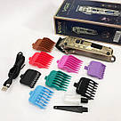 Тример з регульованою довжиною, Тример бездротовий, Акумуляторна машинка-тример для стрижки волосся FB-24, фото 8